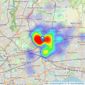 Payne & Co - Ilford listings heatmap