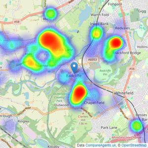 Pearson Ferrier - Radcliffe listings heatmap