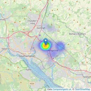 Pearsons - West End listings heatmap