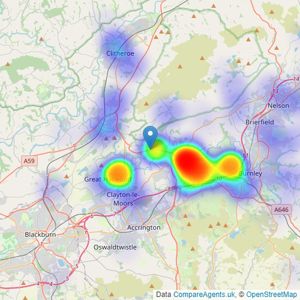 Pendle Hill Properties - Read listings heatmap