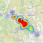 Penhill Jones Property - Aberdare listings heatmap