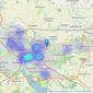 Pennington Surveyors Limited - Woodbridge listings heatmap