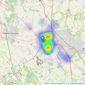 Penrose Estate Agents - Dunstable listings heatmap