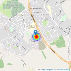 Pentland Homes listings heatmap