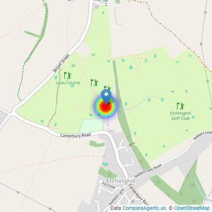 Pentland Homes listings heatmap