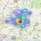 Perry Bishop - Cheltenham listings heatmap