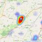 Perry Bishop - Tetbury listings heatmap