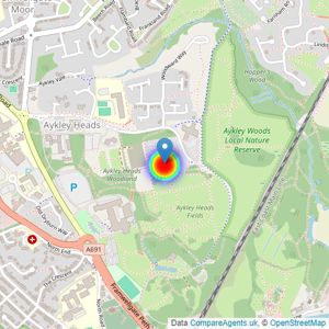 Persimmon Homes Durham listings heatmap