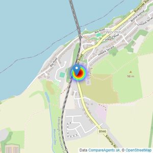 Persimmon Homes North Scotland listings heatmap