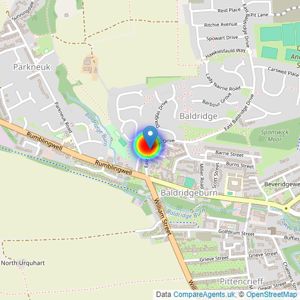 Persimmon Homes North Scotland listings heatmap