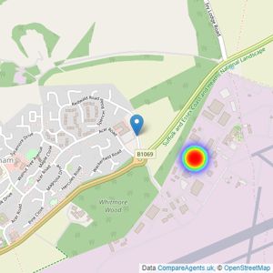 Persimmon Homes Suffolk listings heatmap