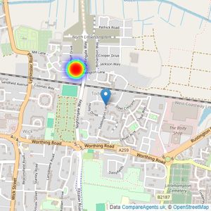 Persimmon Homes Thames Valley listings heatmap