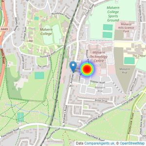 Persimmon Homes listings heatmap