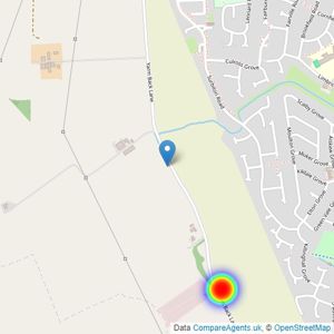 Persimmon Homes listings heatmap