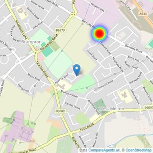 Persimmon Homes listings heatmap