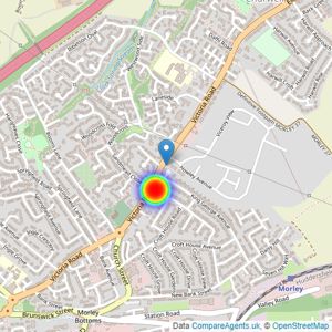 Persimmon Homes listings heatmap