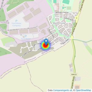 Persimmon Homes listings heatmap