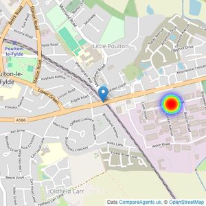 Persimmon Homes listings heatmap