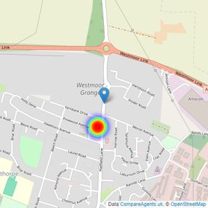 Persimmon Homes listings heatmap