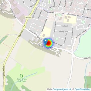 Persimmon Homes listings heatmap