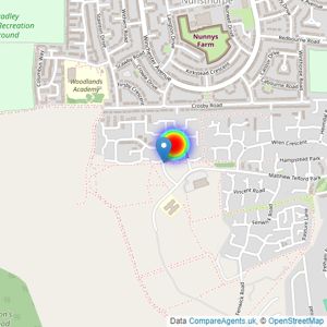 Persimmon Homes listings heatmap