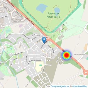 Persimmon Homes listings heatmap