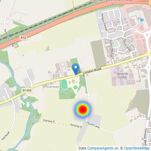 Persimmon Homes listings heatmap