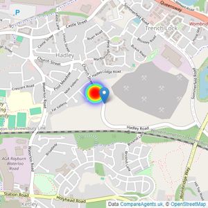 Persimmon Homes listings heatmap