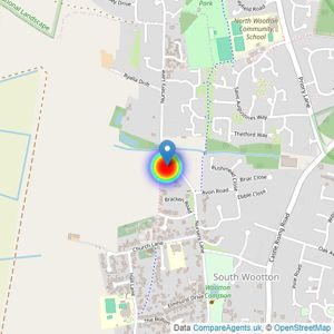 Persimmon Homes listings heatmap