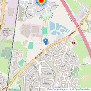 Persimmon Homes listings heatmap