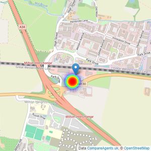 Persimmon Homes listings heatmap