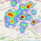 Peter Alan - Bridgend listings heatmap