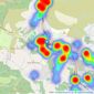 Peter Alan - Maesteg listings heatmap