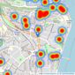 Peter Alan - Penarth listings heatmap