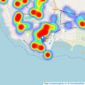 Peter Alan - Porthcawl listings heatmap