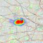 Peter Gamble & Co - Perivale listings heatmap