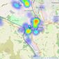 Peter Mulcahy - Ystrad Mynach listings heatmap