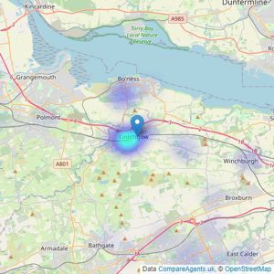 Peterkin And Kidd - Linlithgow listings heatmap