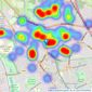 Petermans - Edgware listings heatmap