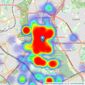 Petty Son & Prestwich Ltd - London listings heatmap