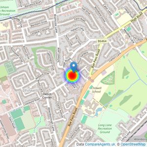 Peveril Homes Limited listings heatmap