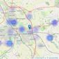 PFK - Carlisle listings heatmap