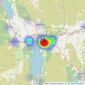 PFK - Keswick listings heatmap