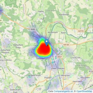 Philip Booth Esq - Henley on Thames listings heatmap