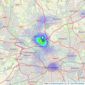 Philip Ellis Properties Limited - Whitefield listings heatmap