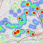 Philip James Kennedy - Heaton Moor listings heatmap