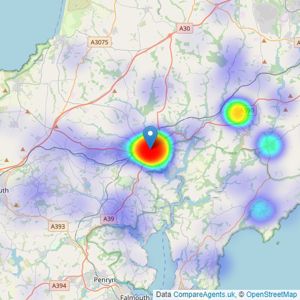 Philip Martin - Truro listings heatmap