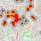 Philip Wooller - Shepherd's Bush & Hammersmith listings heatmap