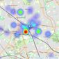 Phillip Shaw - Harrow listings heatmap