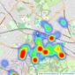 Phillips & Co - Greenford listings heatmap